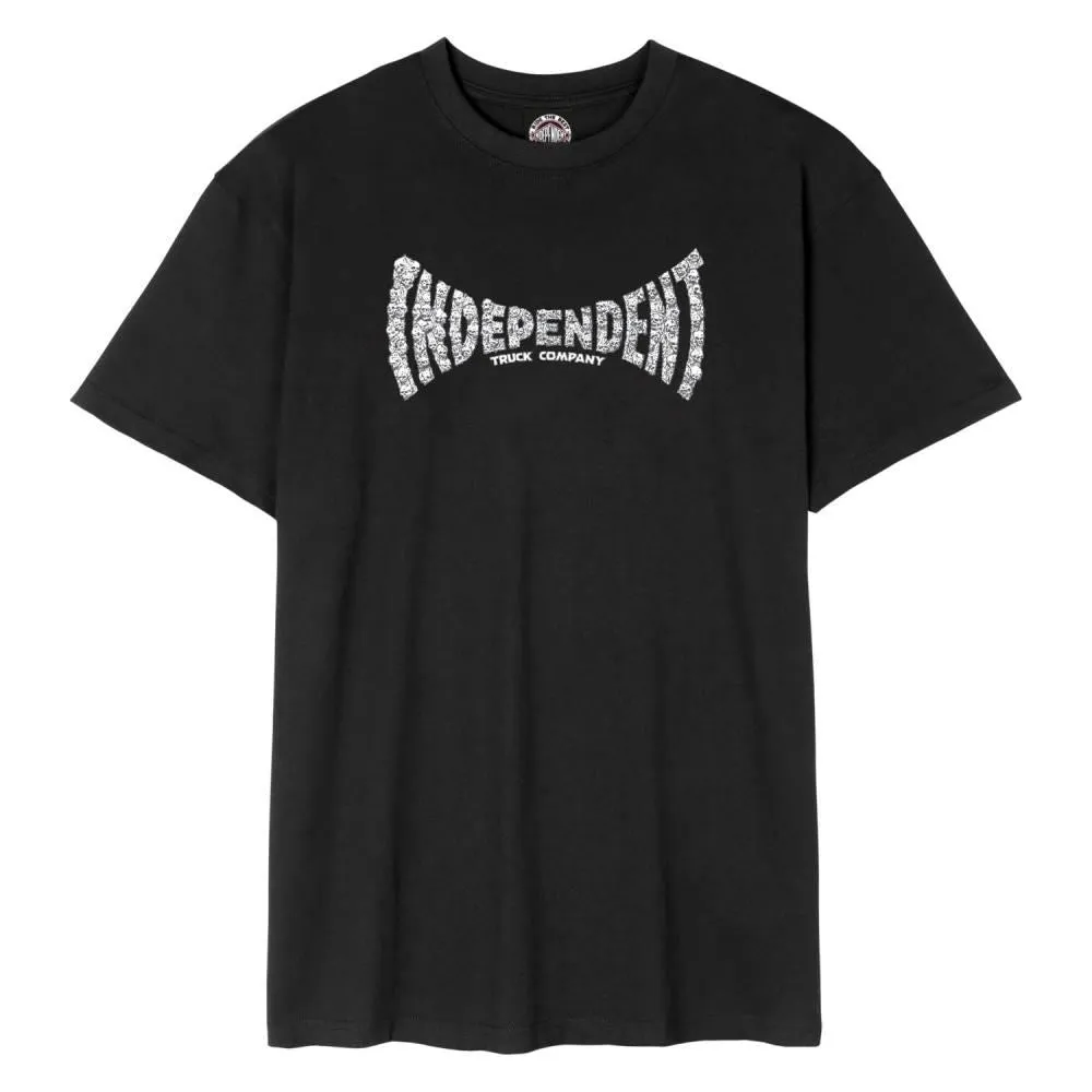 Independent T-Shirt Skull Span - Black