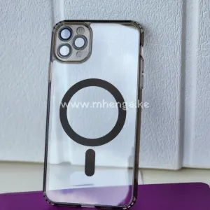 IPhone 11 pro max sleek phone case magsafe with lens protector