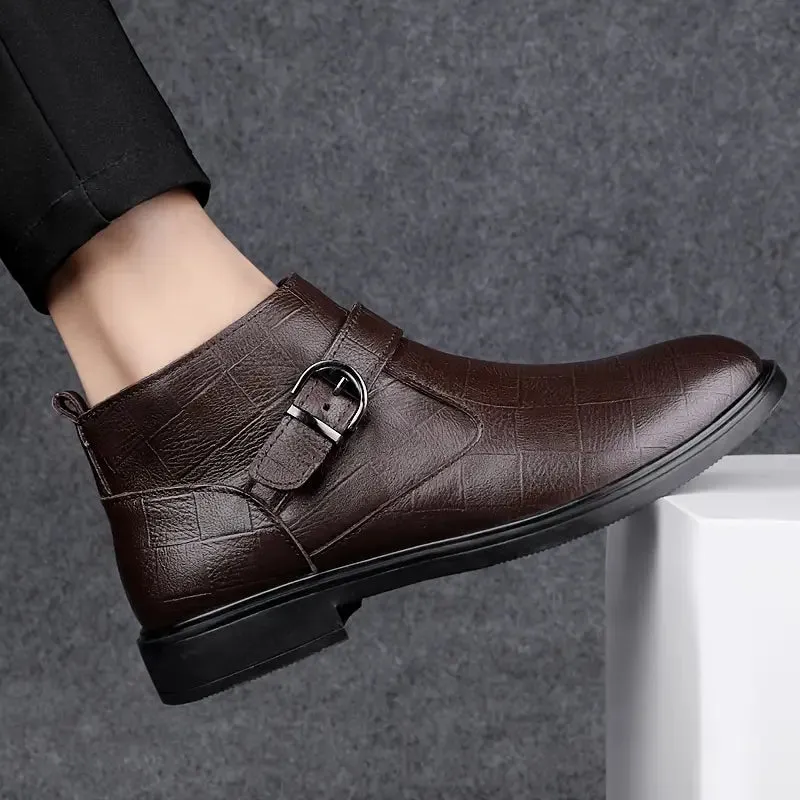 Jameson Men's Leather Ranger Boots