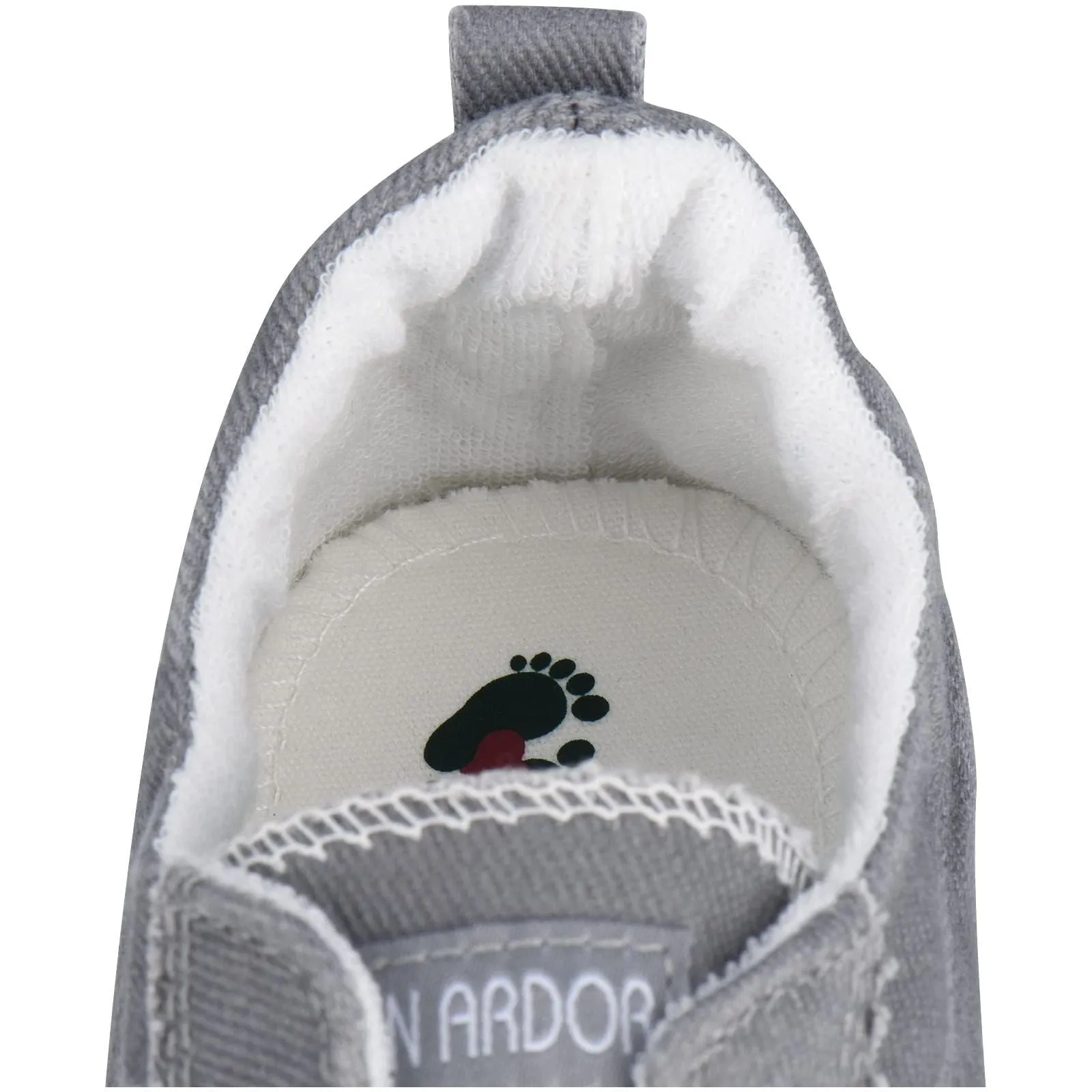 JENN ARDOR Women's Canvas Sneaker Slip-ons Loafers Shoes for Womens Fashion Casual Canvas Round Toe Soft Comfortable Walking Flats