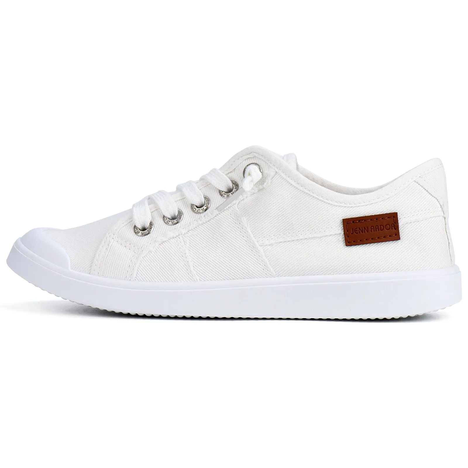 JENN ARDOR Women's Fixed Lace-Up Sneakers