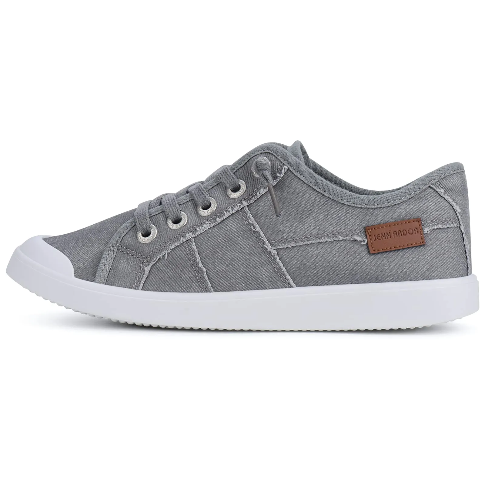 JENN ARDOR Women's Fixed Lace-Up Sneakers