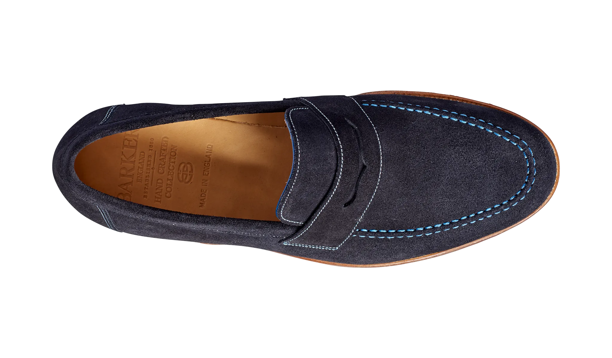 Jevington - Dark Navy Suede