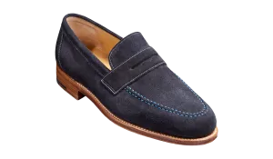 Jevington - Dark Navy Suede