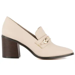 Jones New York Womens Embellished Faux Leather Loafer Heels