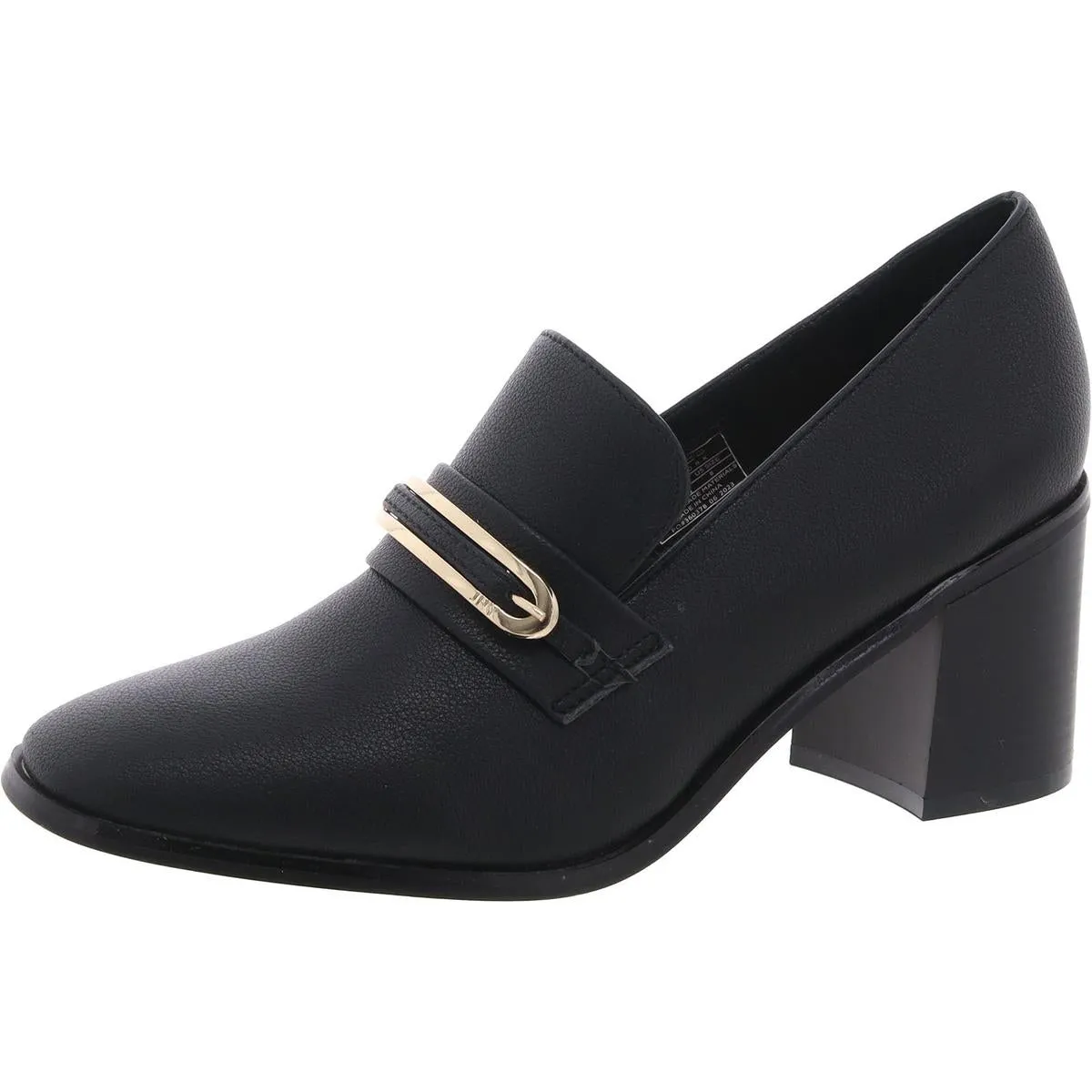 Jones New York Womens Embellished Faux Leather Loafer Heels