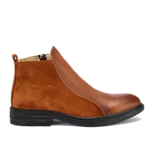 Koka VB6 Havan Men's Leather Half Boot-Stylish & Comfortable Footwear