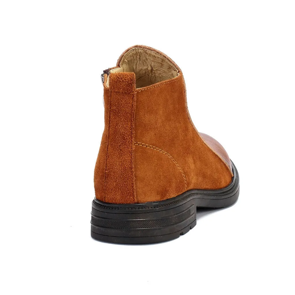 Koka VB6 Havan Men's Leather Half Boot-Stylish & Comfortable Footwear