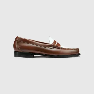 Larson Weejuns Loafer in Whiskey/White