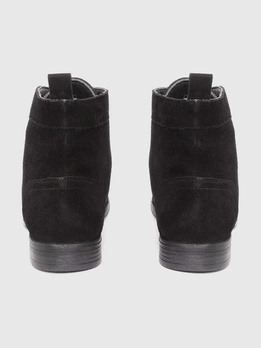 Leather High Ankle Lace up Boots