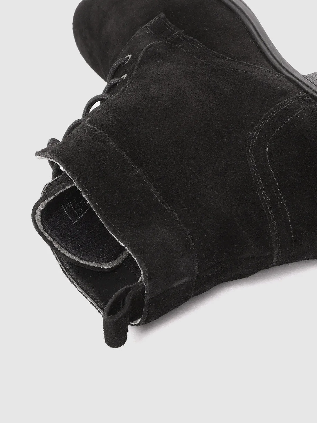 Leather High Ankle Lace up Boots