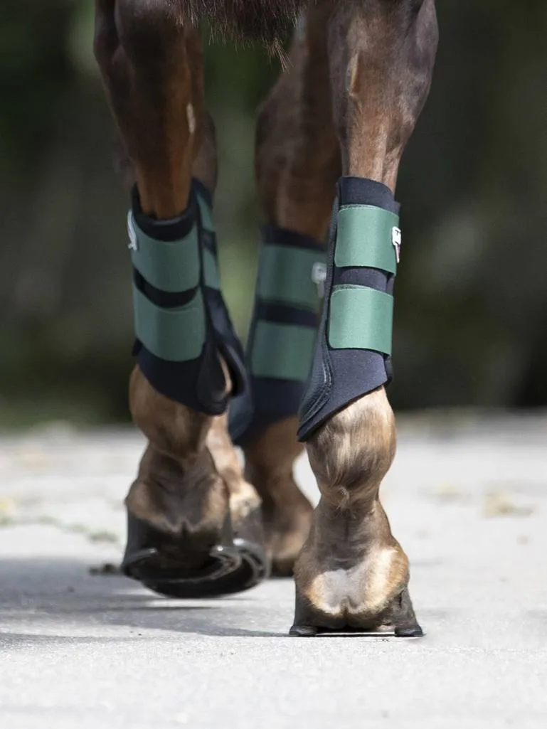 LeMieux Hunter Green Grafter Brushing Boots - X Large