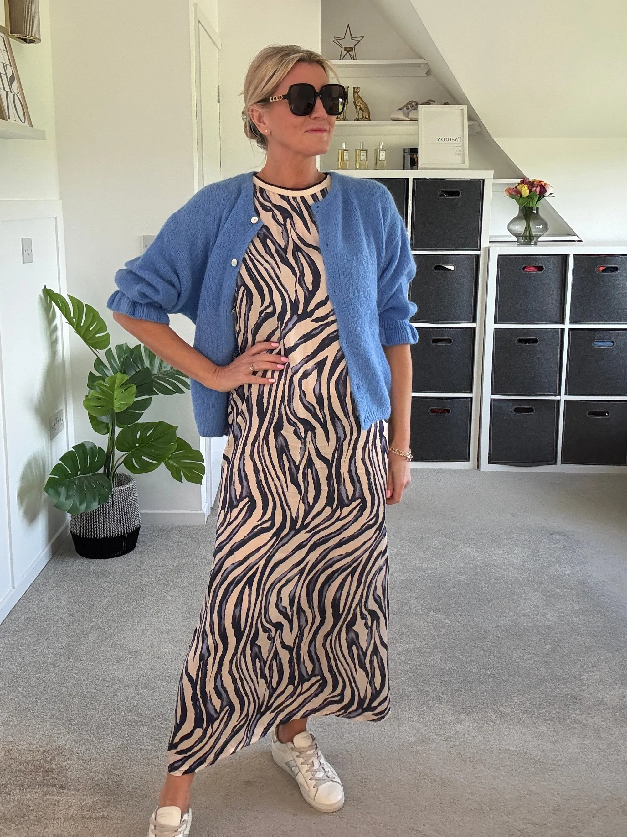 Leopard Print Shift Dress