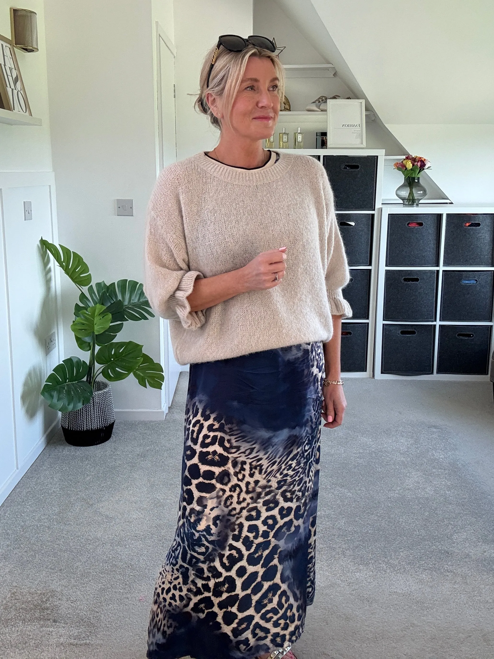 Leopard Print Shift Dress