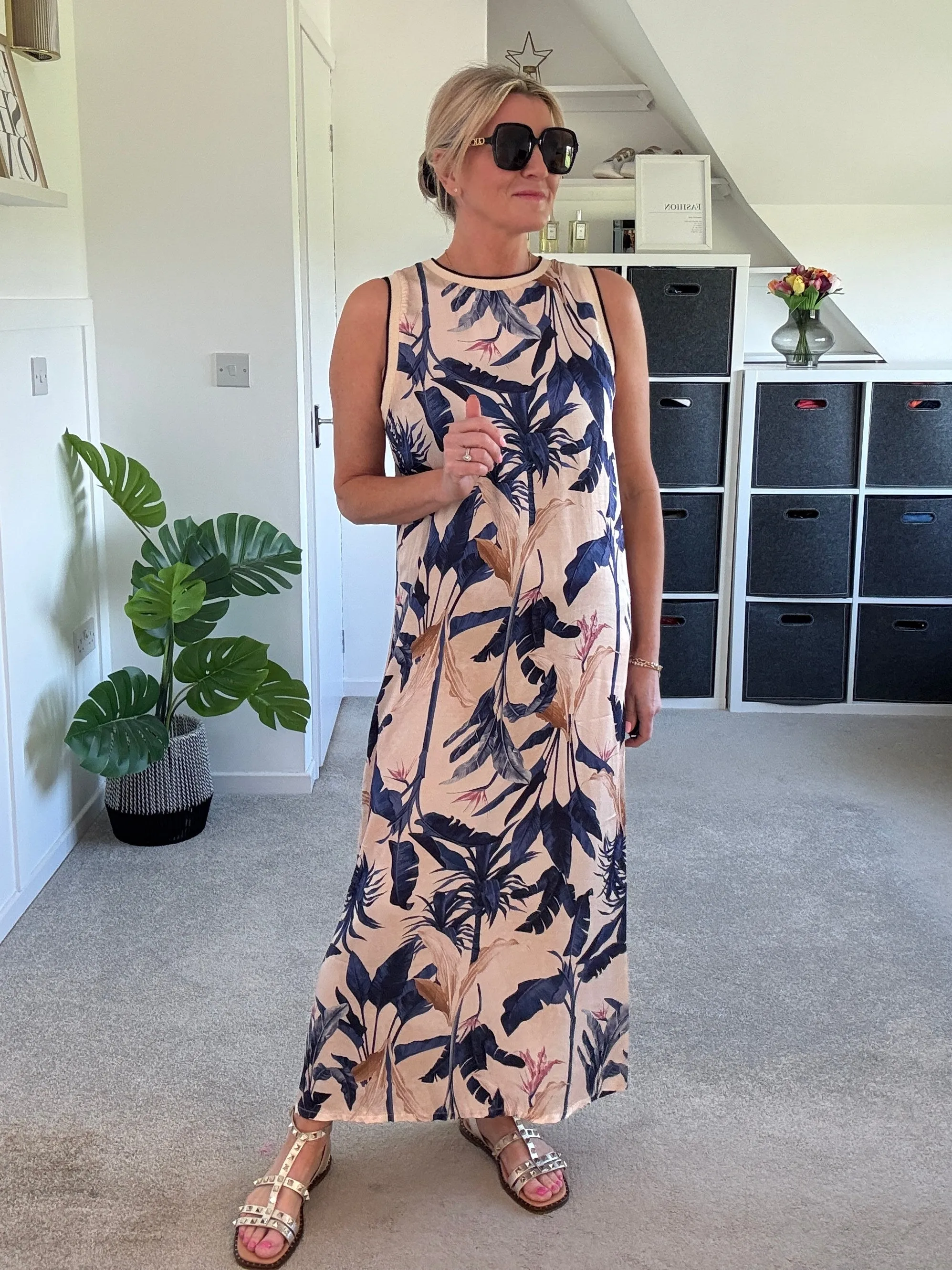Leopard Print Shift Dress