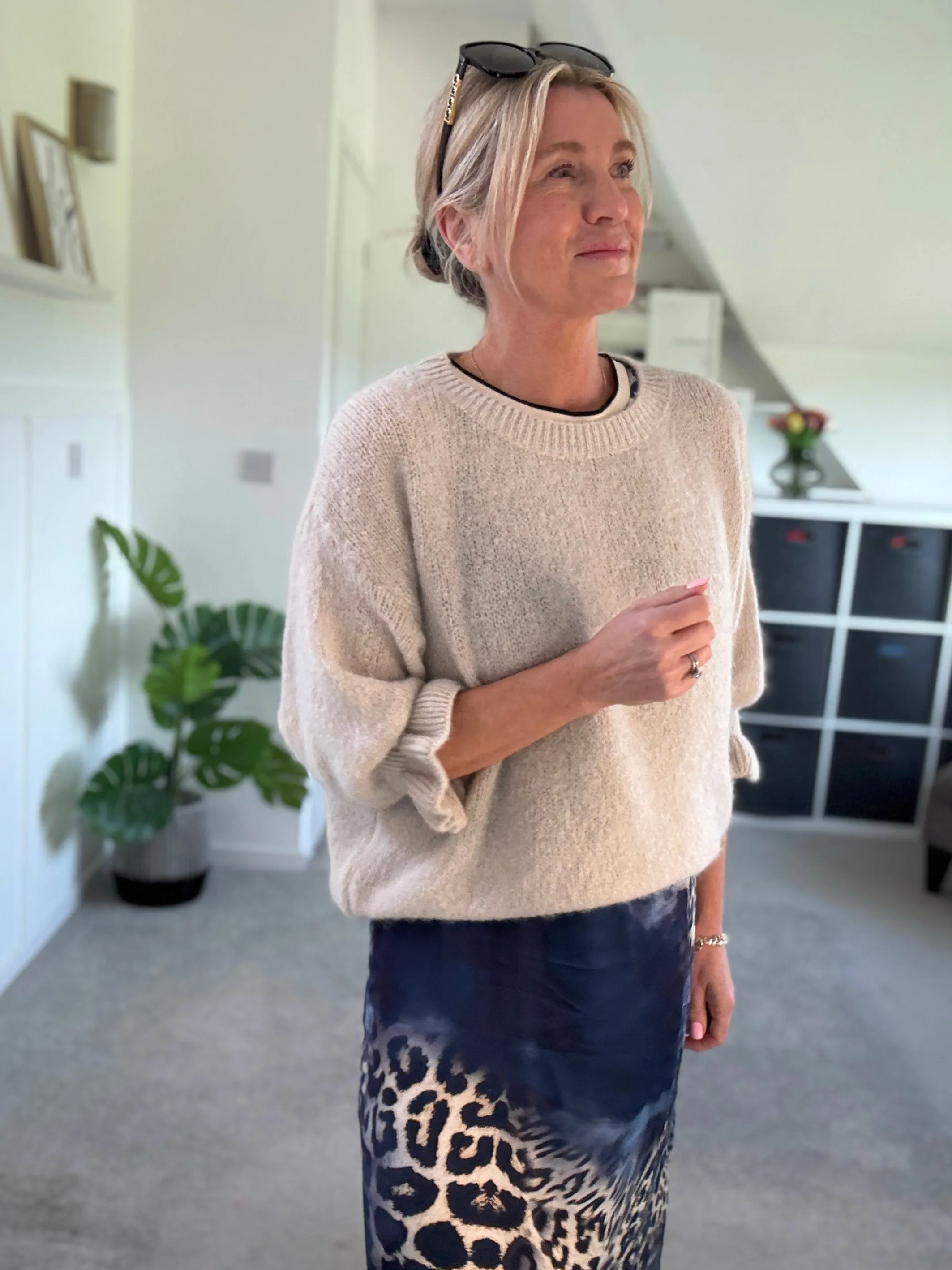 Leopard Print Shift Dress