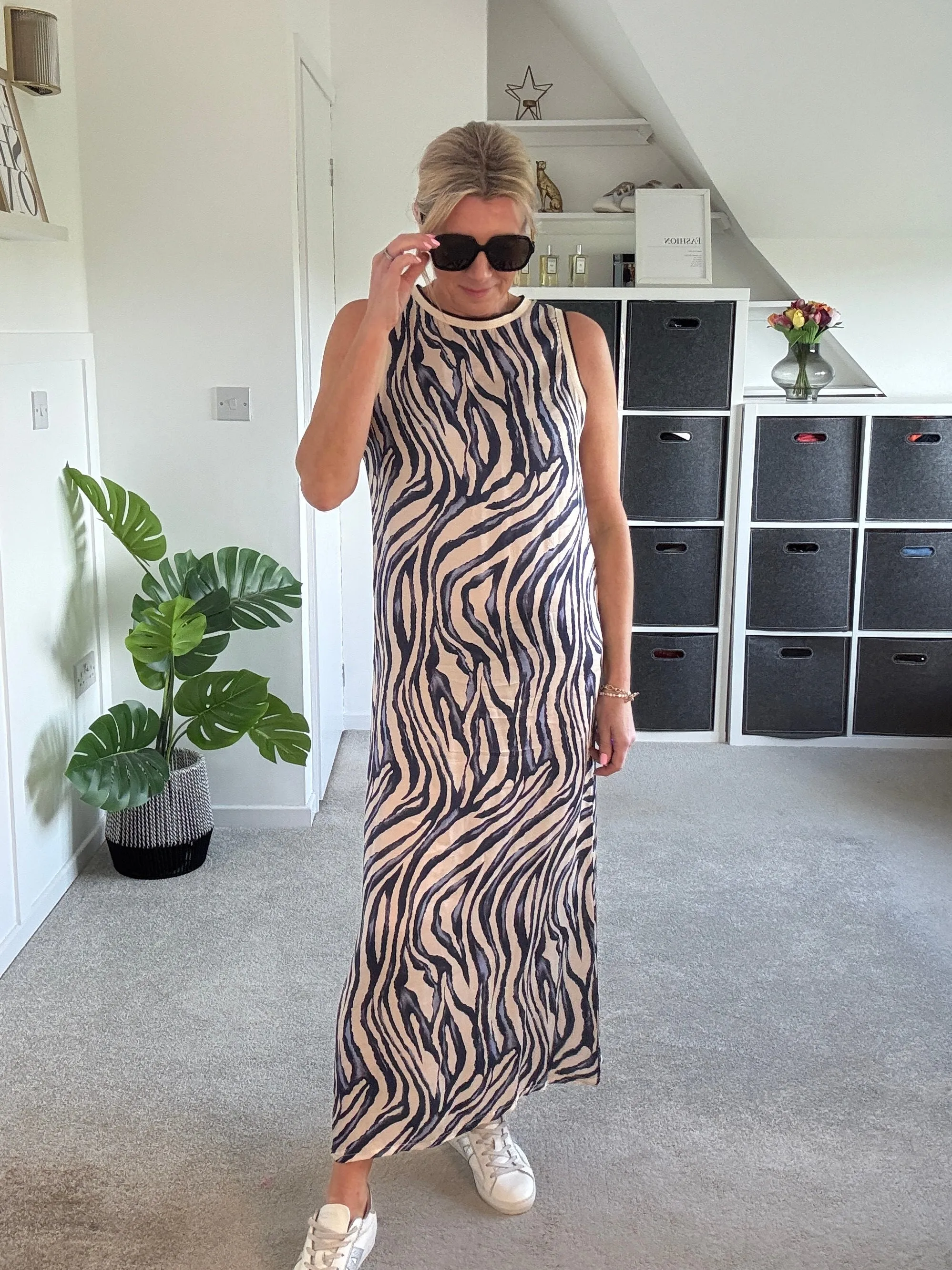 Leopard Print Shift Dress