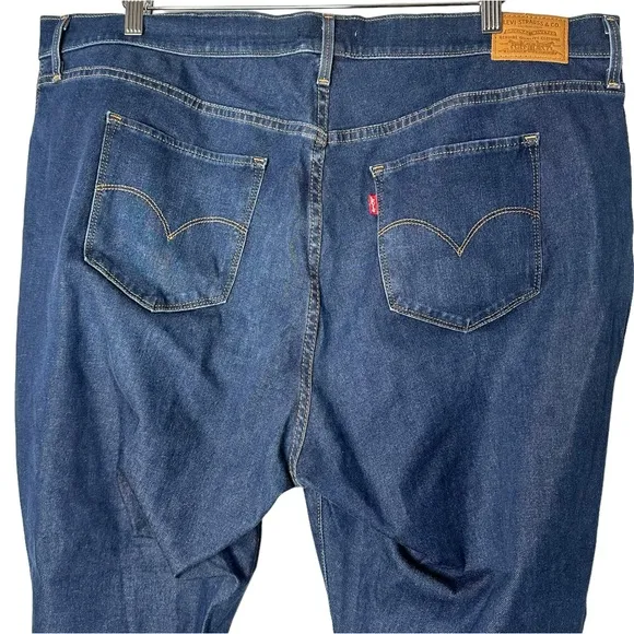 Levi's Premium 721 High Rise Skinny Jeans in Blue Story Plus