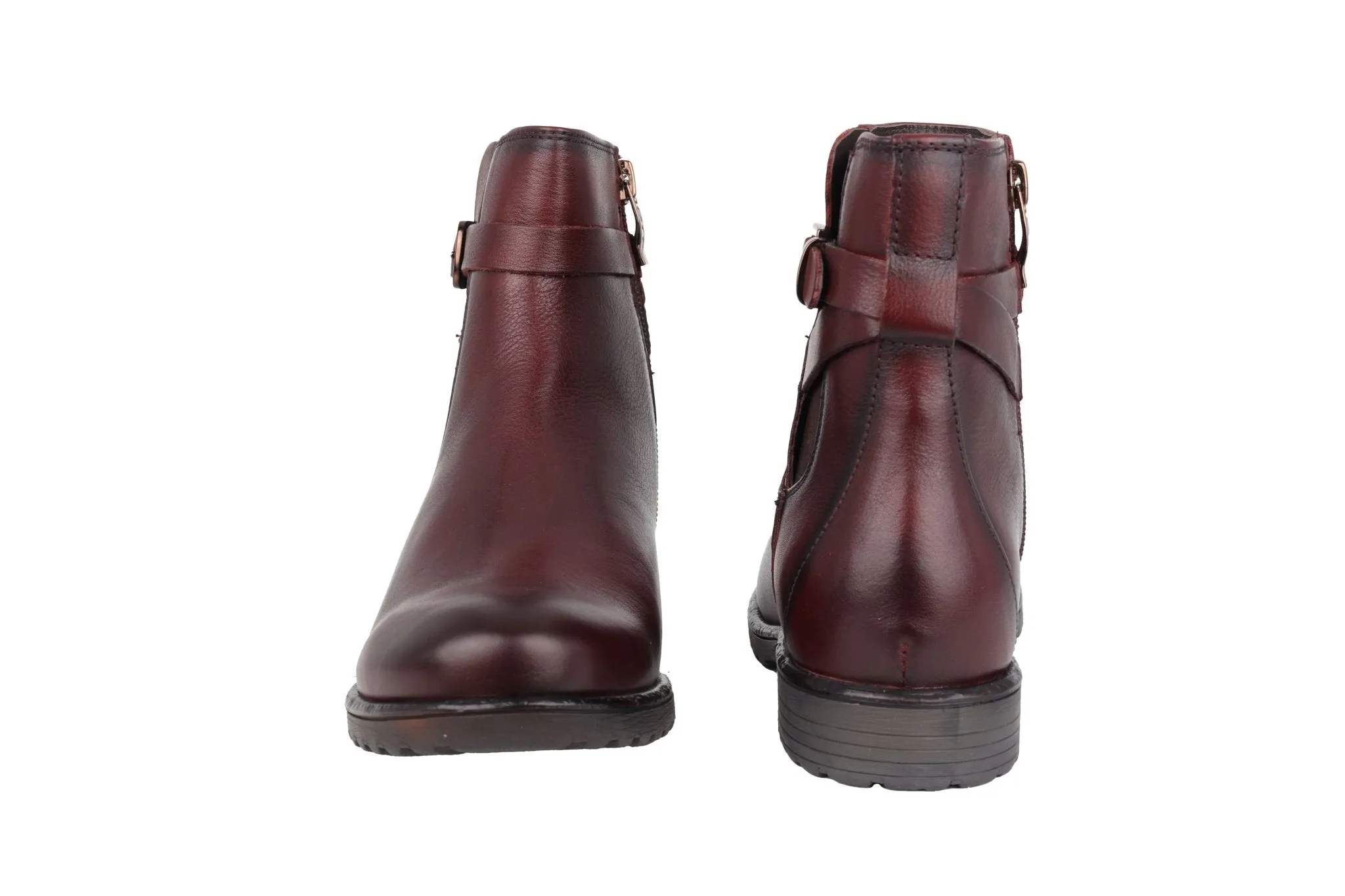 'Liverpool' women's warmlined ankle boot - Red