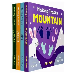 Making Tracks 2 Collection 4 Books Set By Abi Hall (Mountain, City, Desert & Jungle)