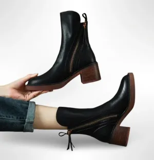 Margaret - Elegant Leather Boots