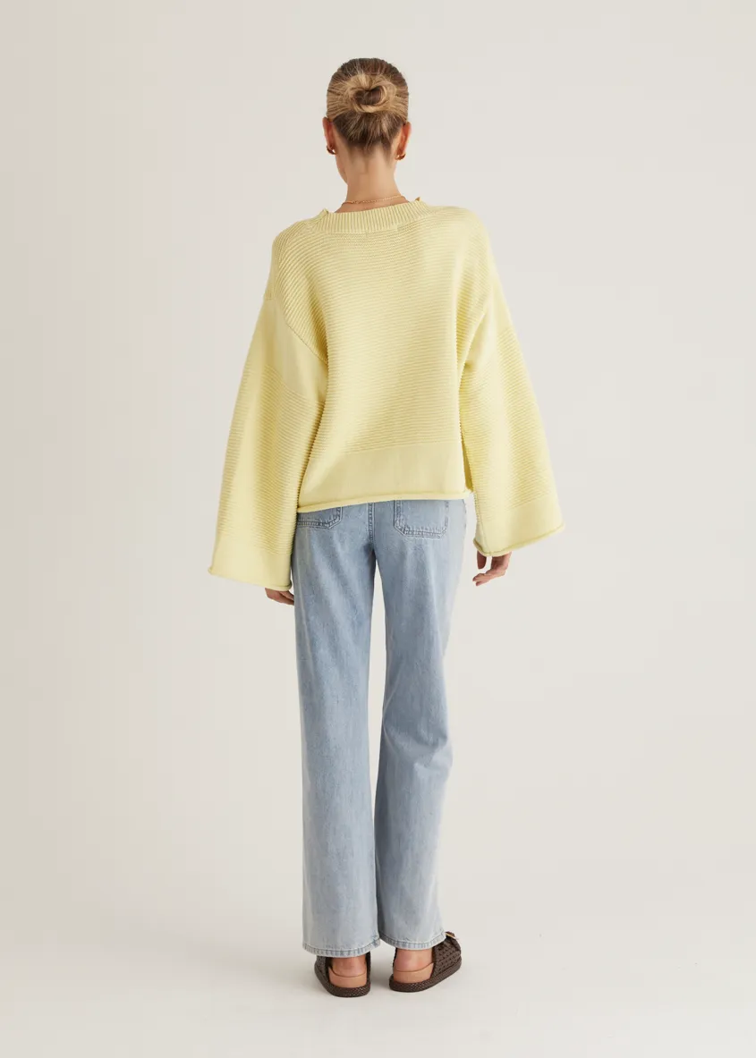 Marsielle Sweater - Lemon