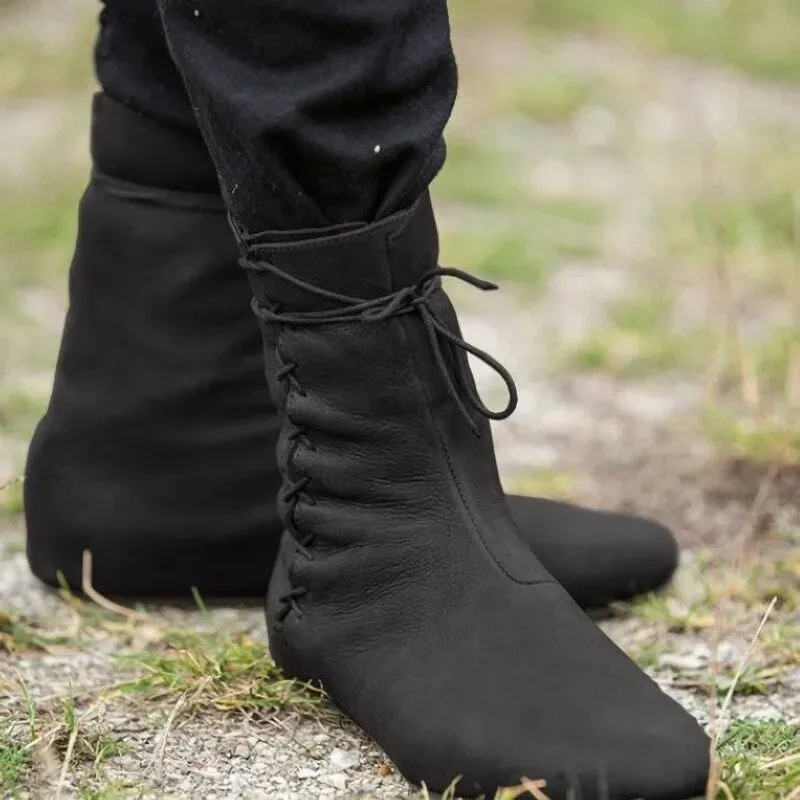 Medieval leather boots for men- Gerald
