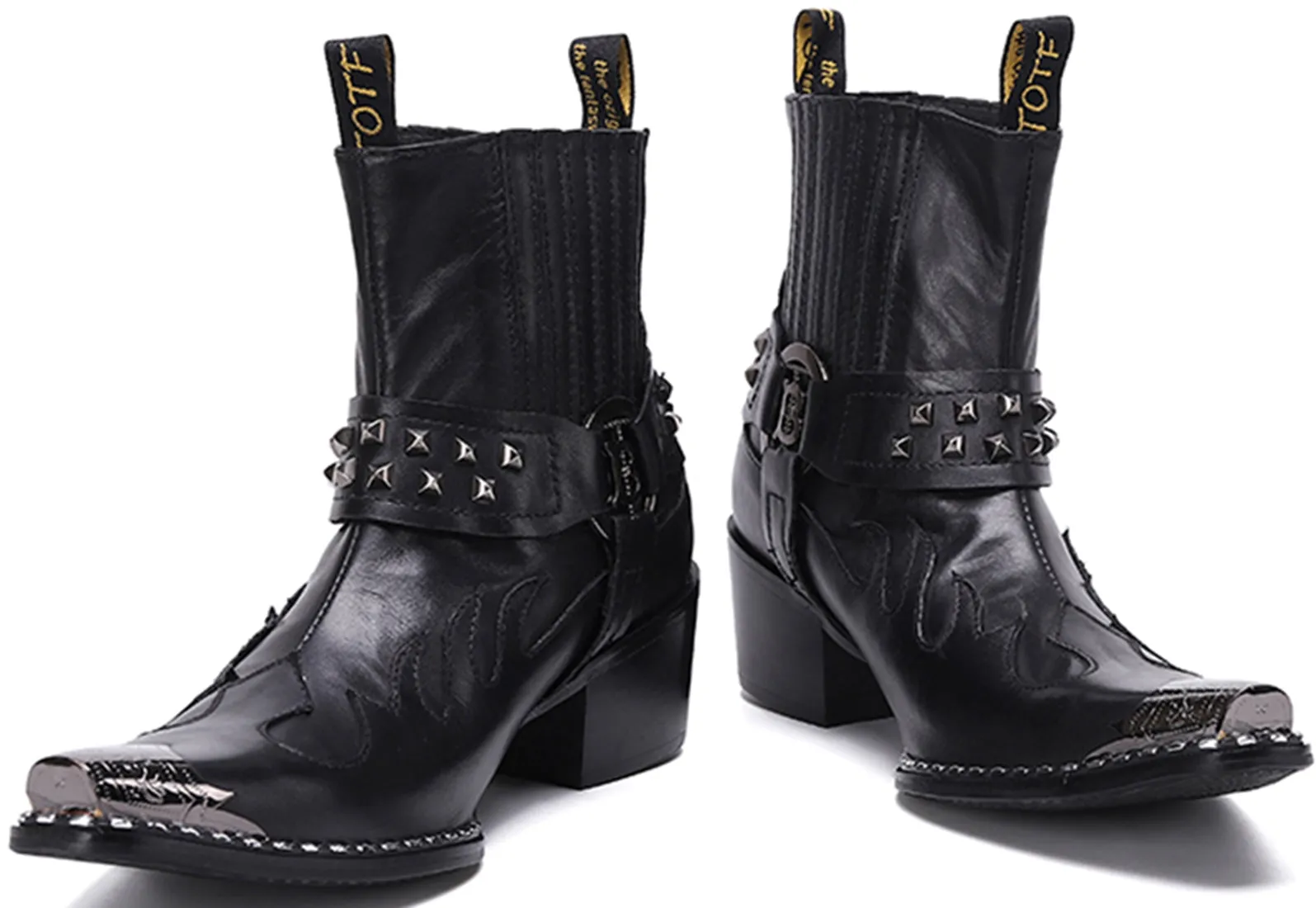 Men's Fashion High Top Western Boots