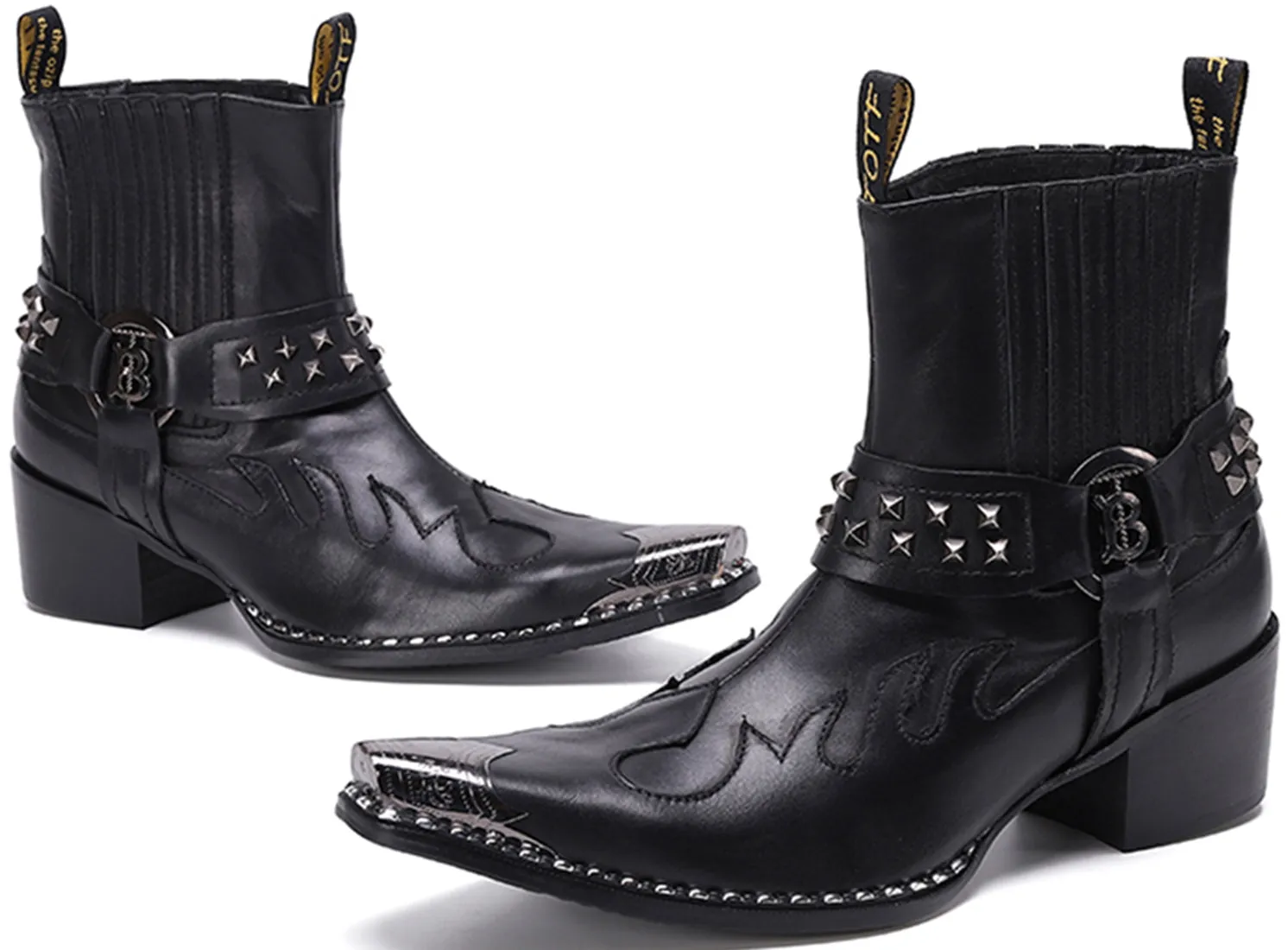 Men's Fashion High Top Western Boots