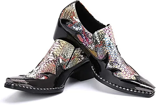Men's High Cuban Heel Western Loafer