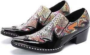 Men's High Cuban Heel Western Loafer
