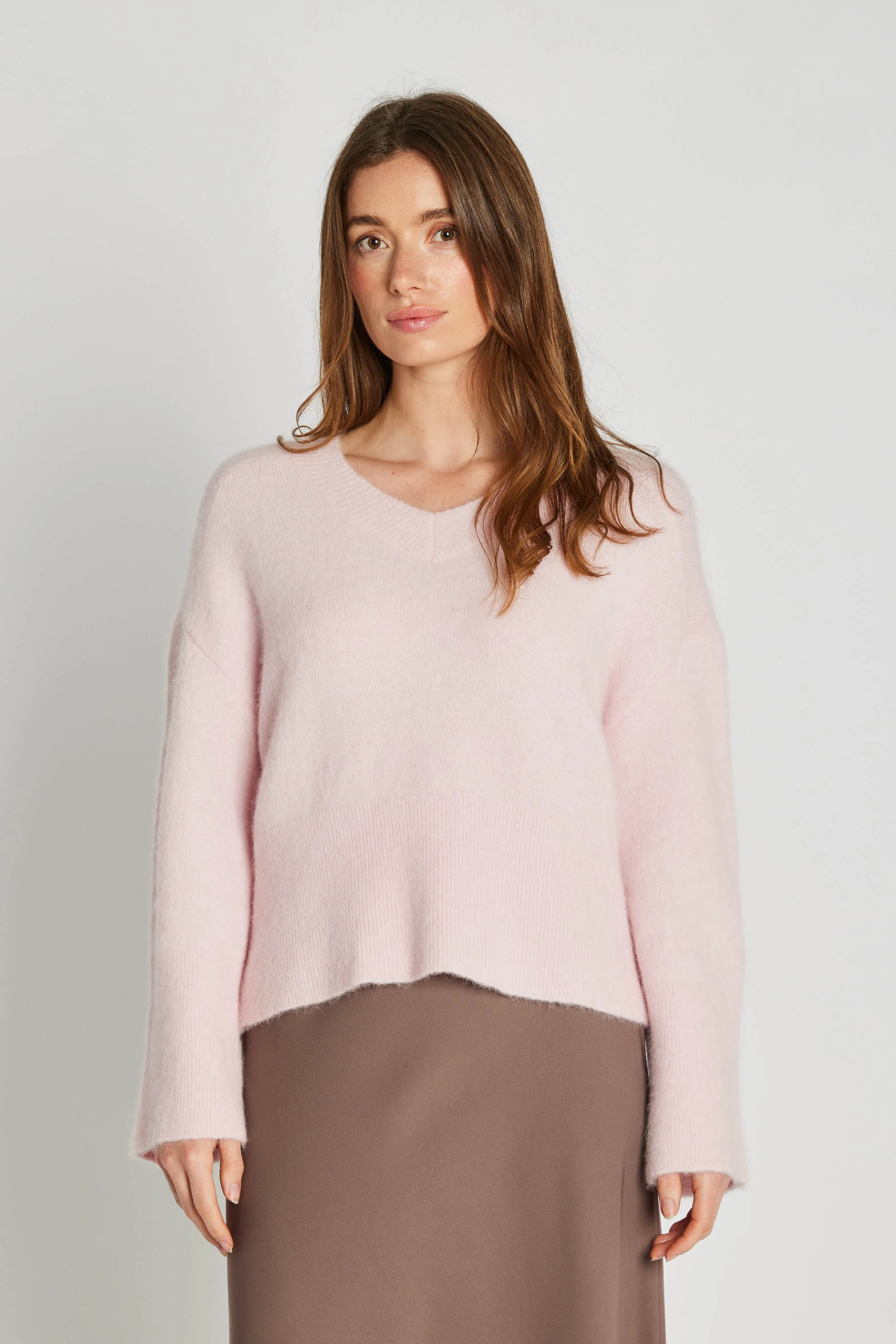 Meri Prio striktrøje - Strawberry cream