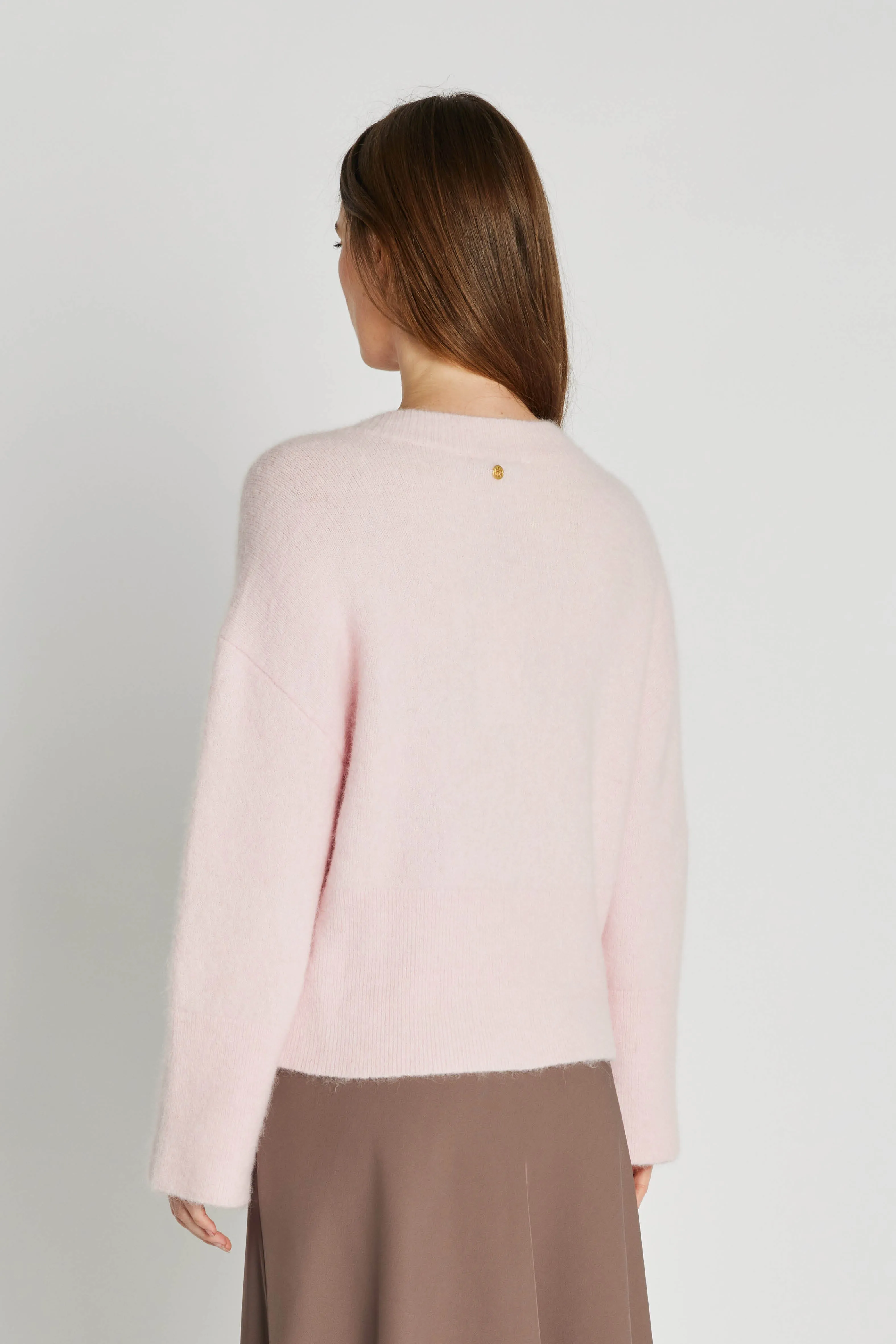 Meri Prio striktrøje - Strawberry cream