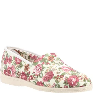 Mirak Patricia Cotton Slip On Summer Shoe