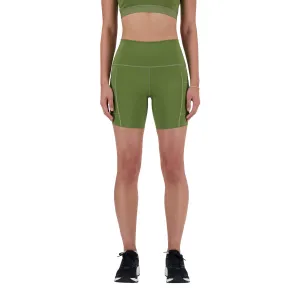 NEW BALANCE CUISSARD TAILLE HAUTE SLEEK POCKET 6" - FEMME