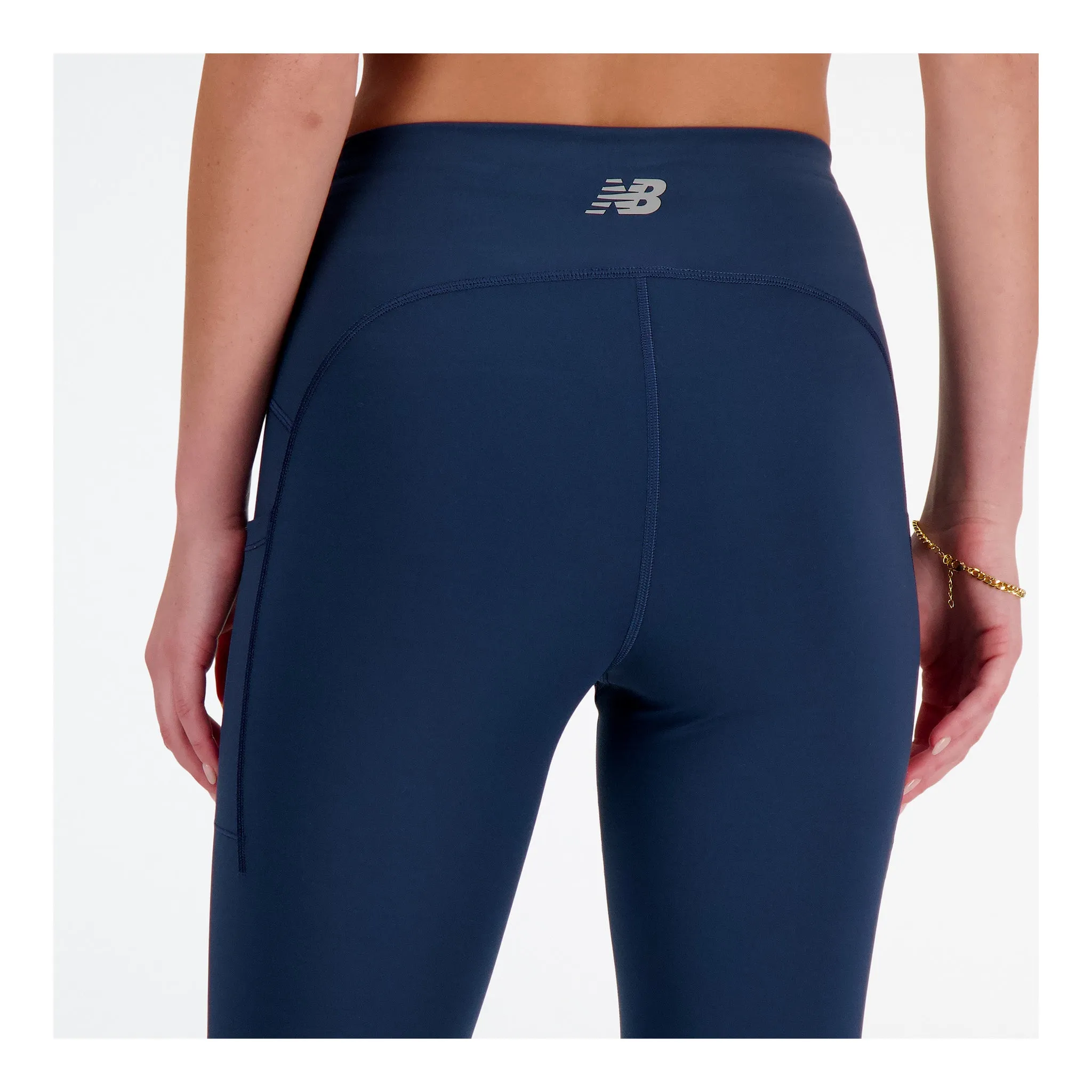 NEW BALANCE LEGGING À TAILLE HAUTE SLEEK POCKET 27 POUCES - FEMME
