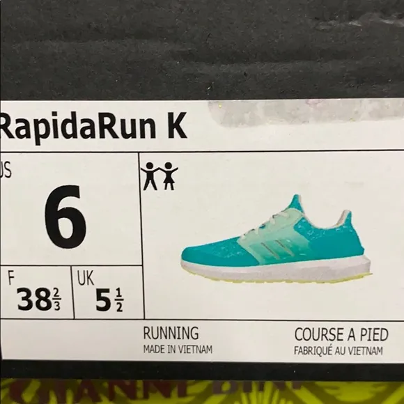New in box Adidas size 6 kids