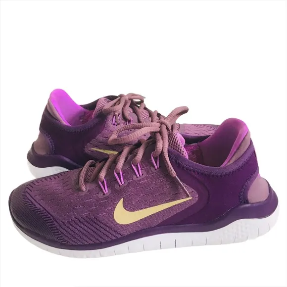 NEW Nike Free RN 2018 (GS) Violet Dust 7Y
