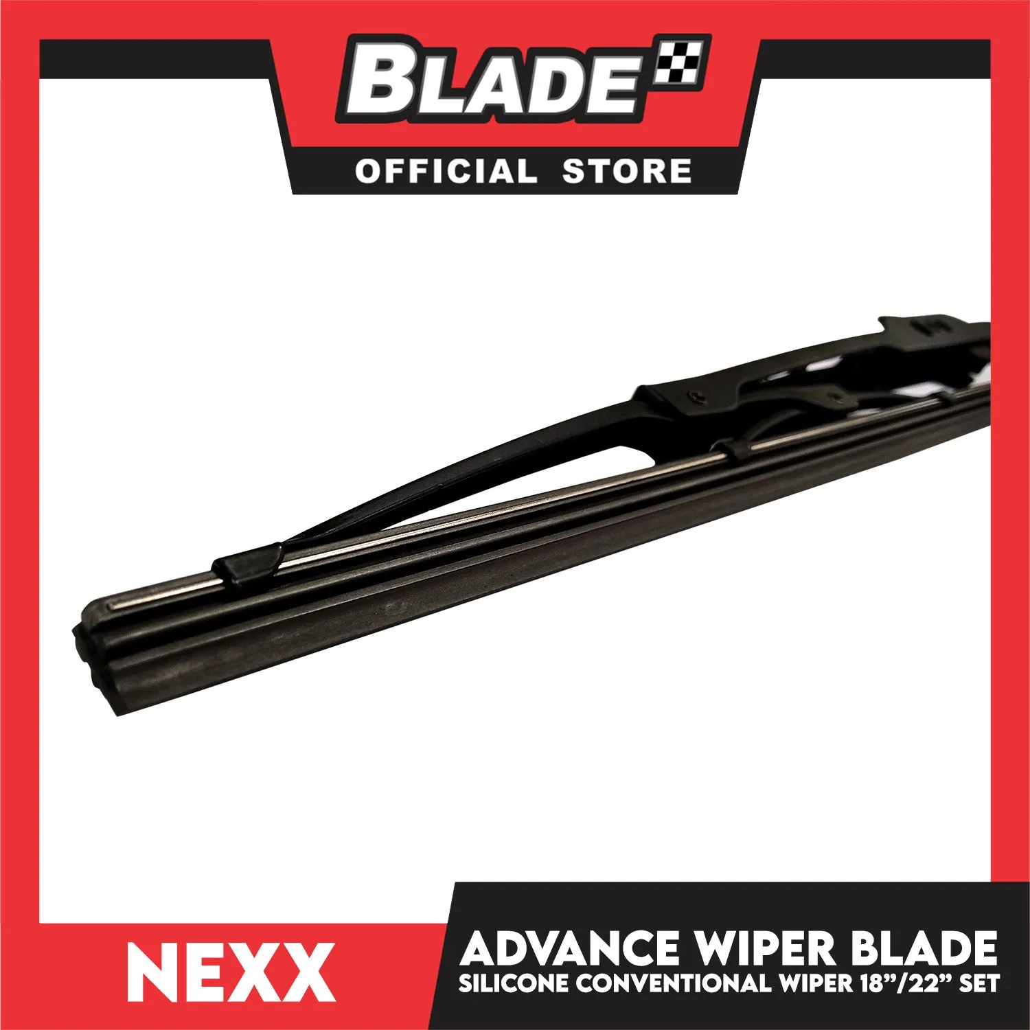 Nexx Advance Conventional Silicone Wiper Blade Set (18'' and 22'') for Mitsubishi Montero Sport 2009-2015