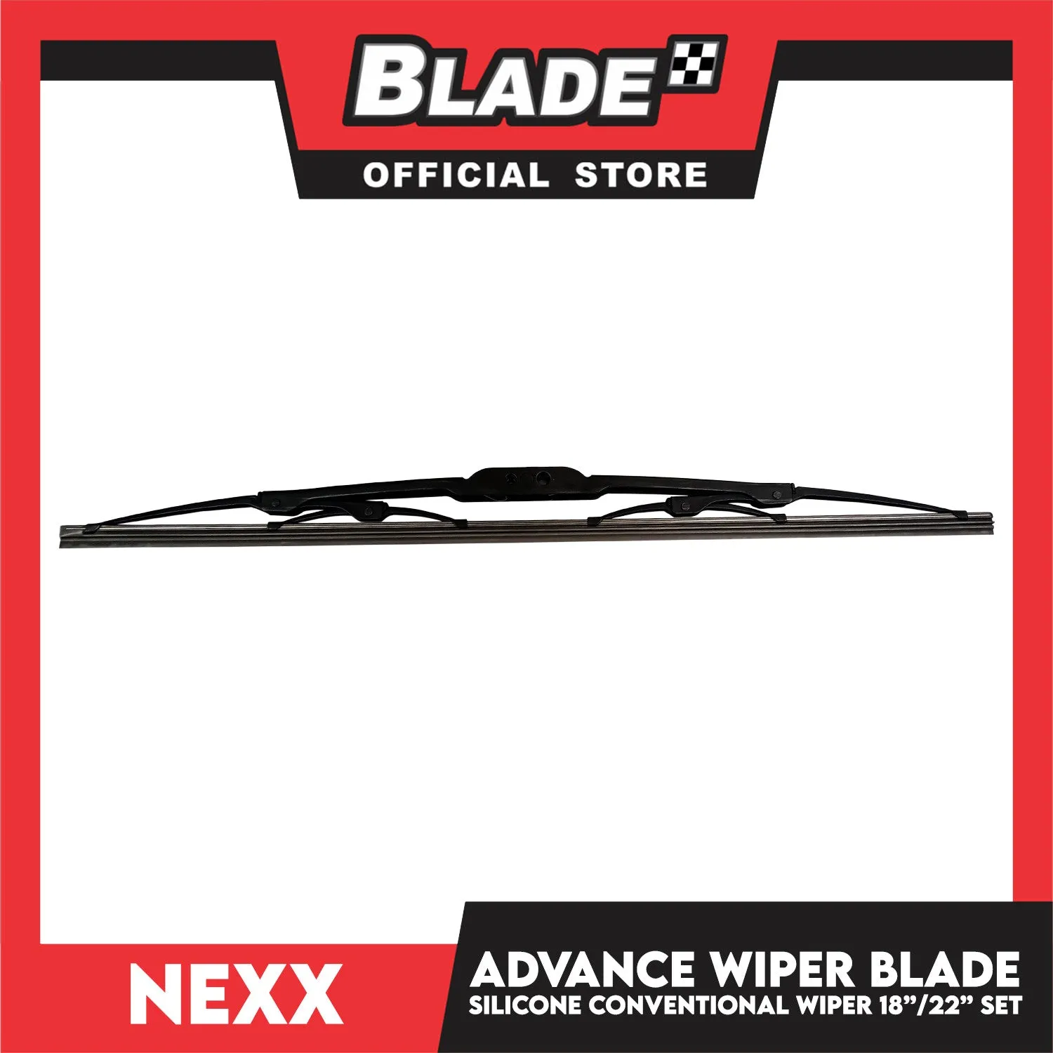 Nexx Advance Conventional Silicone Wiper Blade Set (18'' and 22'') for Mitsubishi Montero Sport 2009-2015
