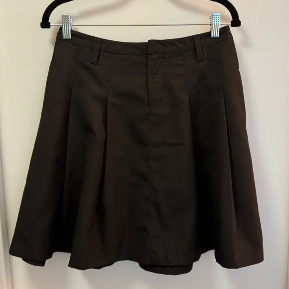 NWOT Free People We The Free Suiting Pleated Mini Skirt