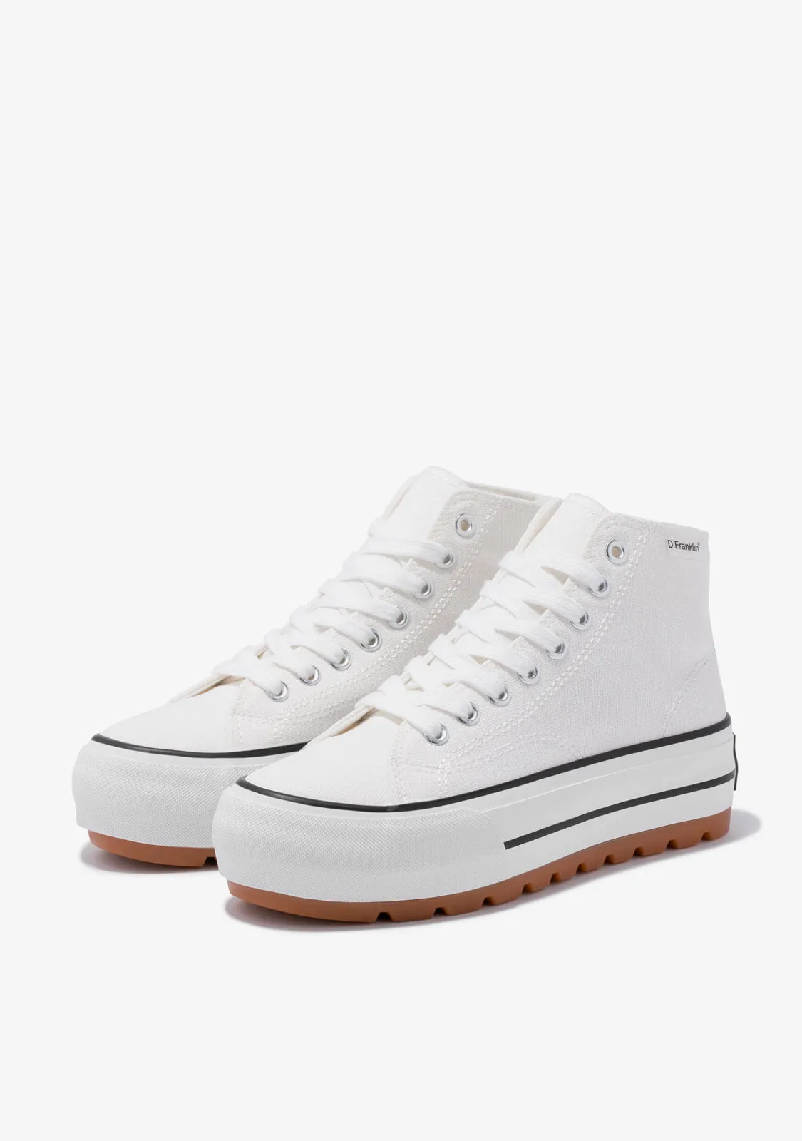 One Way Track Canvas Basic White
