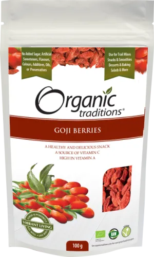 Organic Traditions Organic Goji Berries 100g