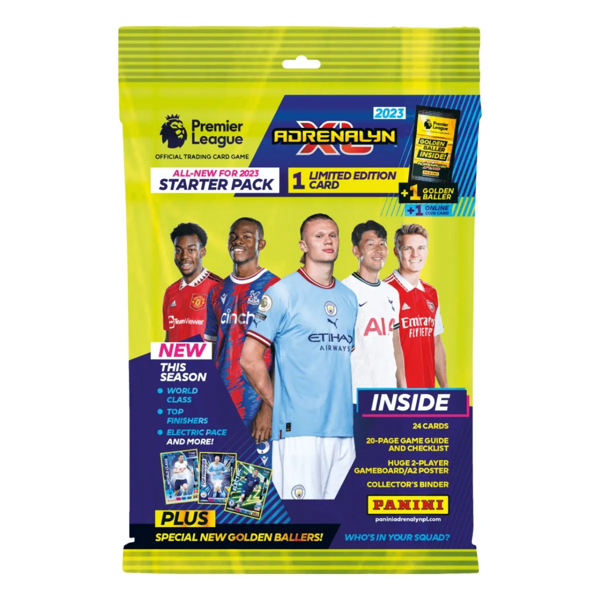 PANINI 2022/2023 Adrenalyn XL Premier League Soccer Trading Card Starter Pack