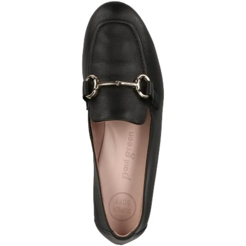 Paul Green 2596 Supersoft Loafer-BLACK