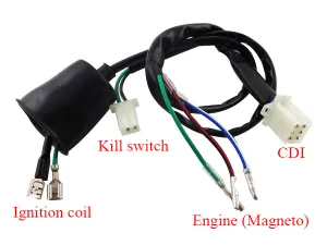 Pit Dirt Bike Wiring Harness Loom