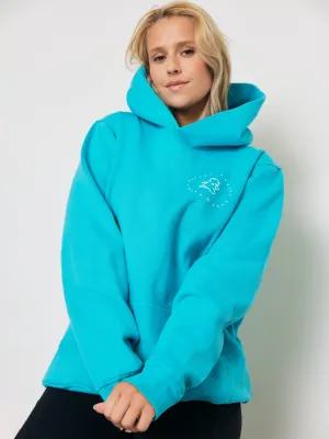 Premium Heavyweight Hoodie – Running Ted - Bleu Bali