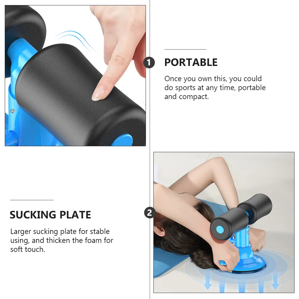Premium Sit-Up Abdominal Trainer – Portable Core Workout Tool with Suction Cups – Easy Install Push-Up Device for Abdominal Muscle & Waist Training – Ideal for Home Use