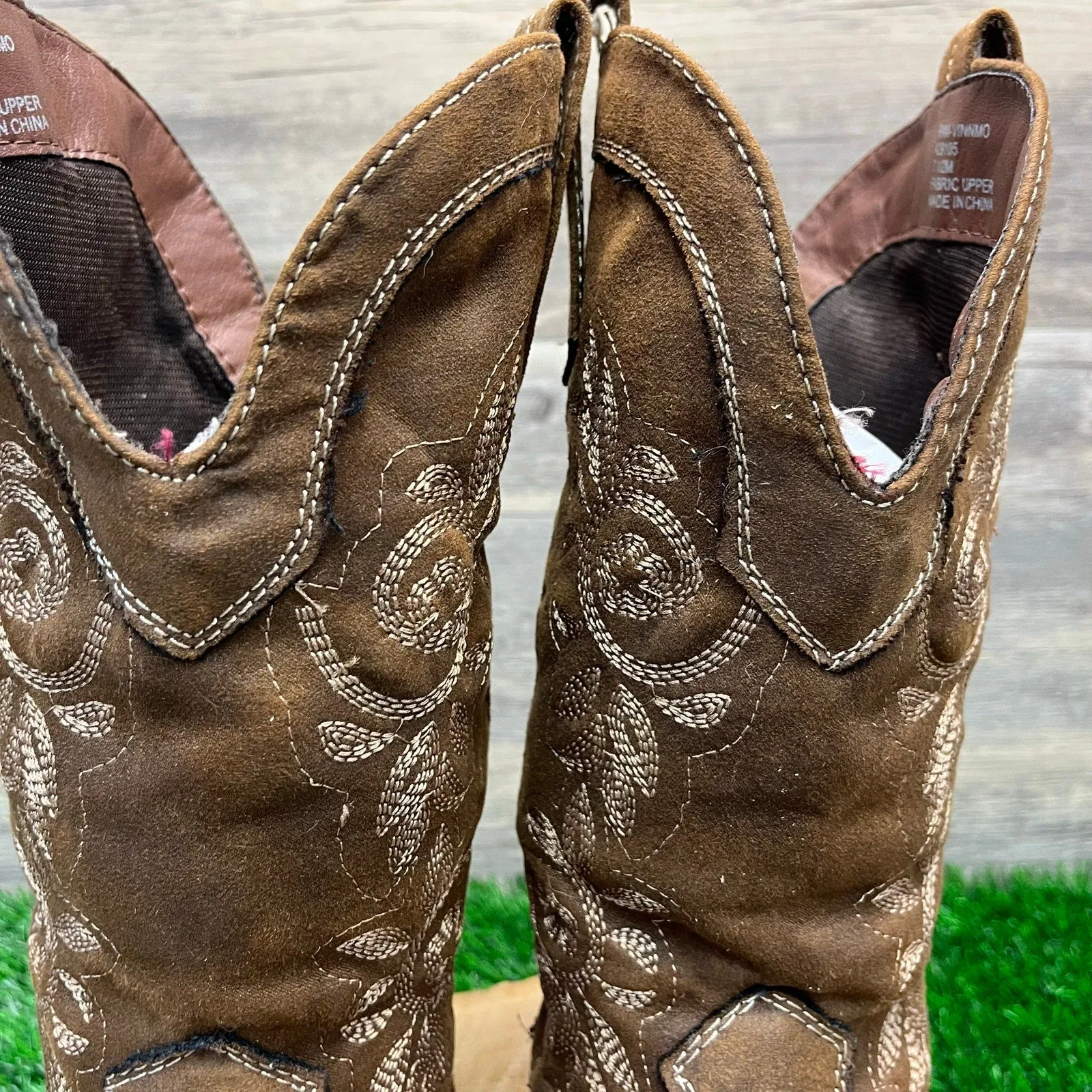 Rampage Women - Size 7.5M - Brown Soft Faux Leather Boots Style 429105
