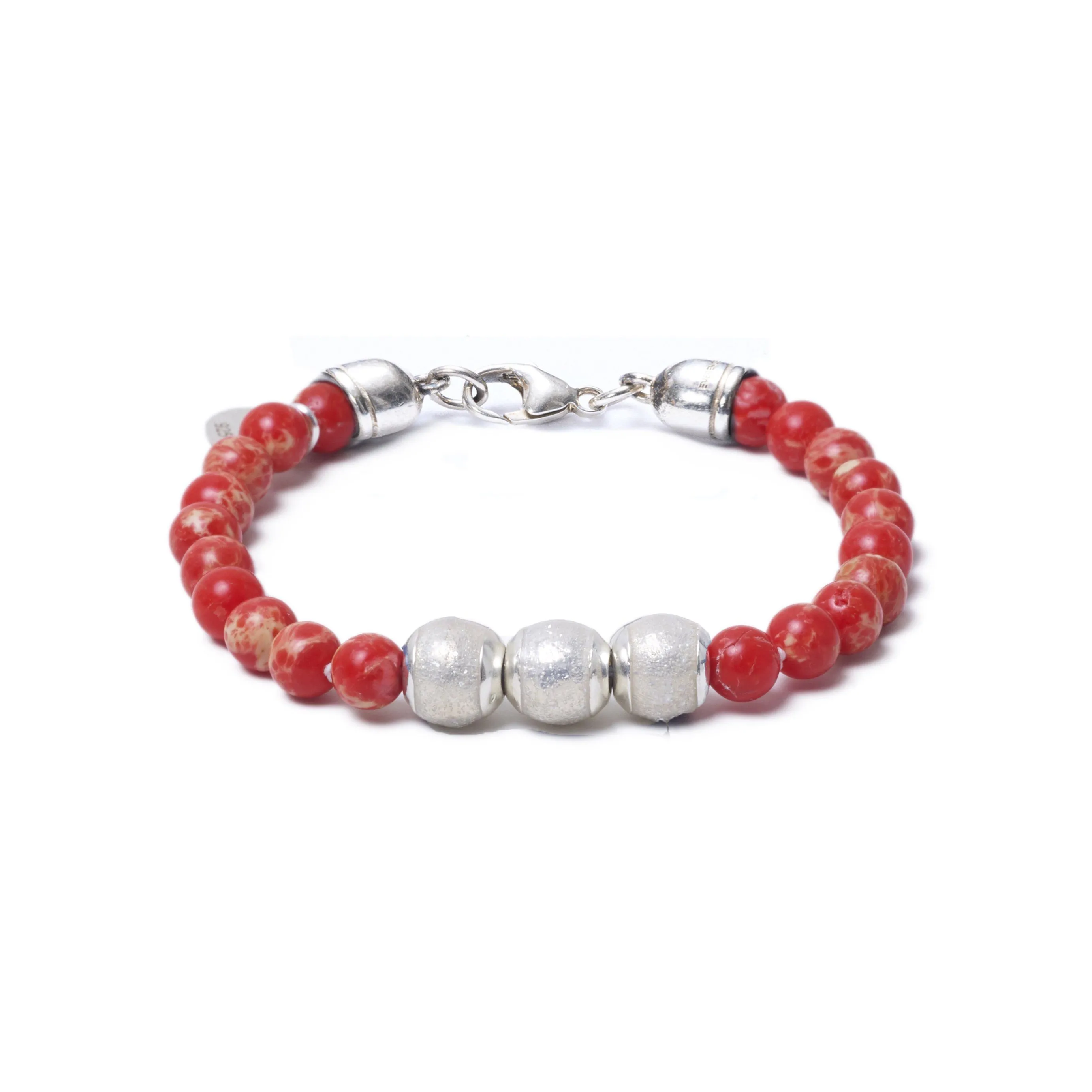 Red Sea Jasper, Three Everence Beads